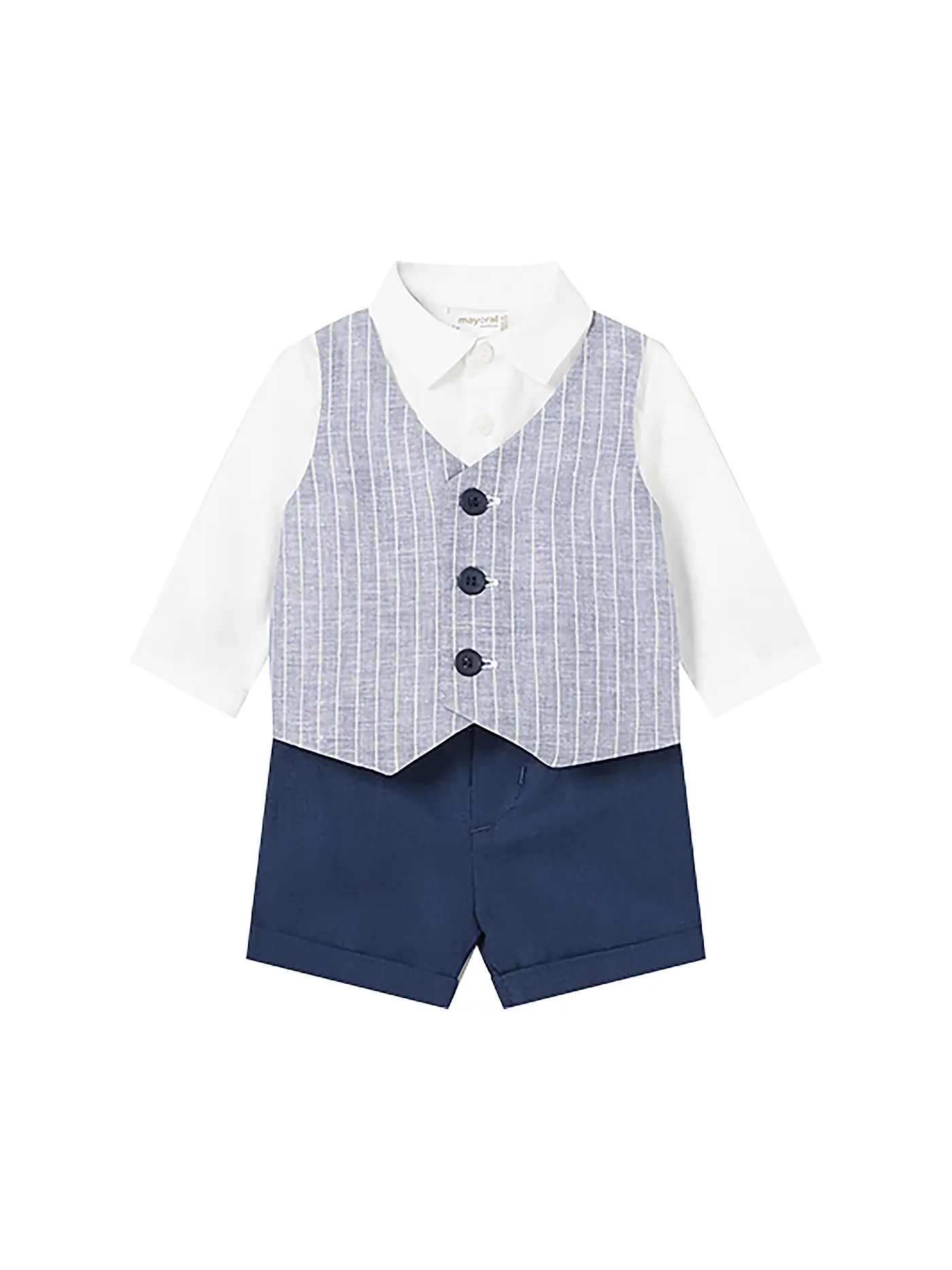 MAYORAL | Baby Set 2-teilig Hemd, Gilet und Hose | 